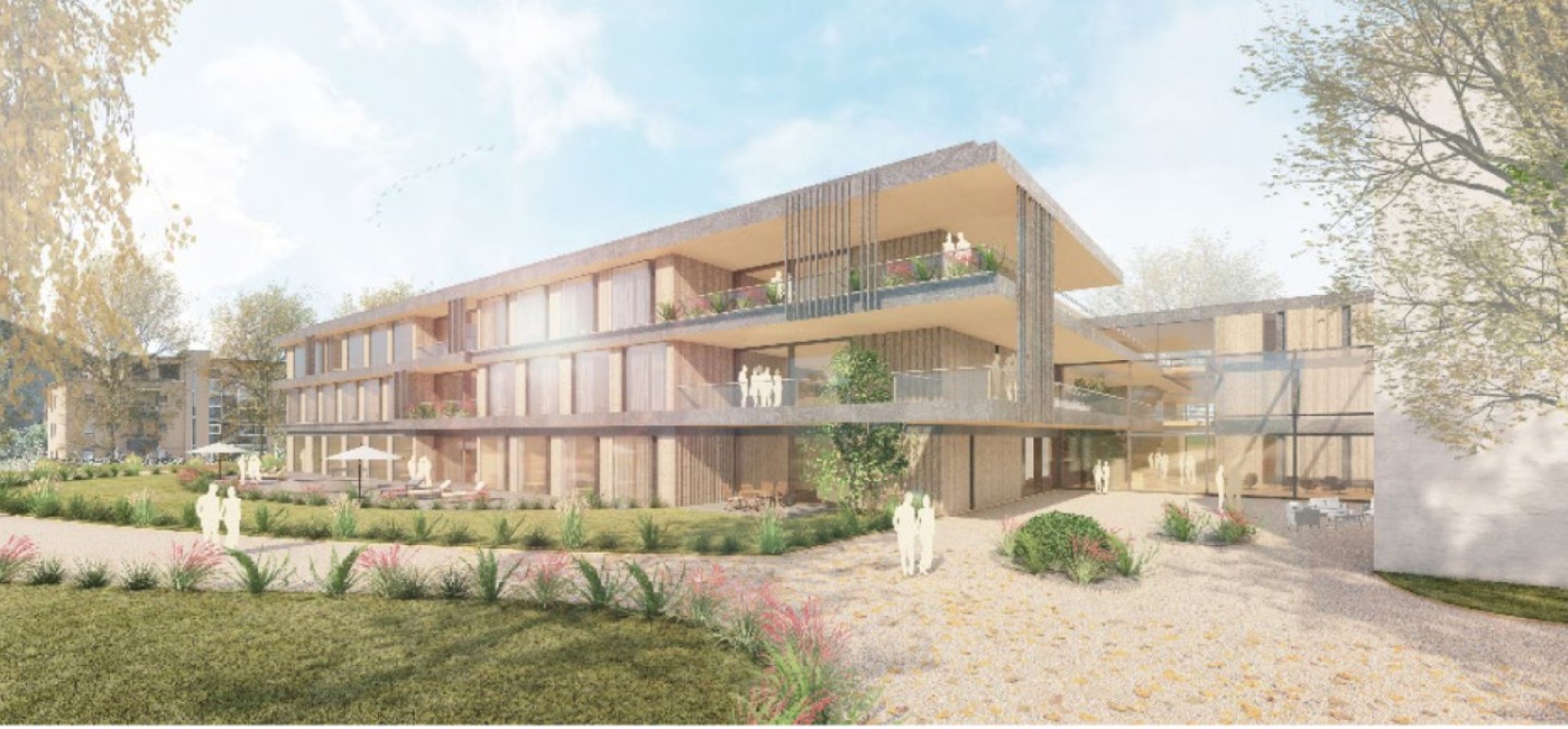 Außenansicht Psychiatrie Bruck