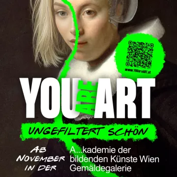 Gemälde einer Frau mit Filter