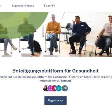 Menschen sprechend im Sesselkreis 