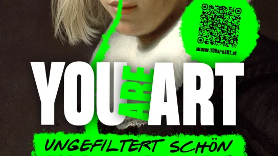 Gemälde einer Frau mit Filter